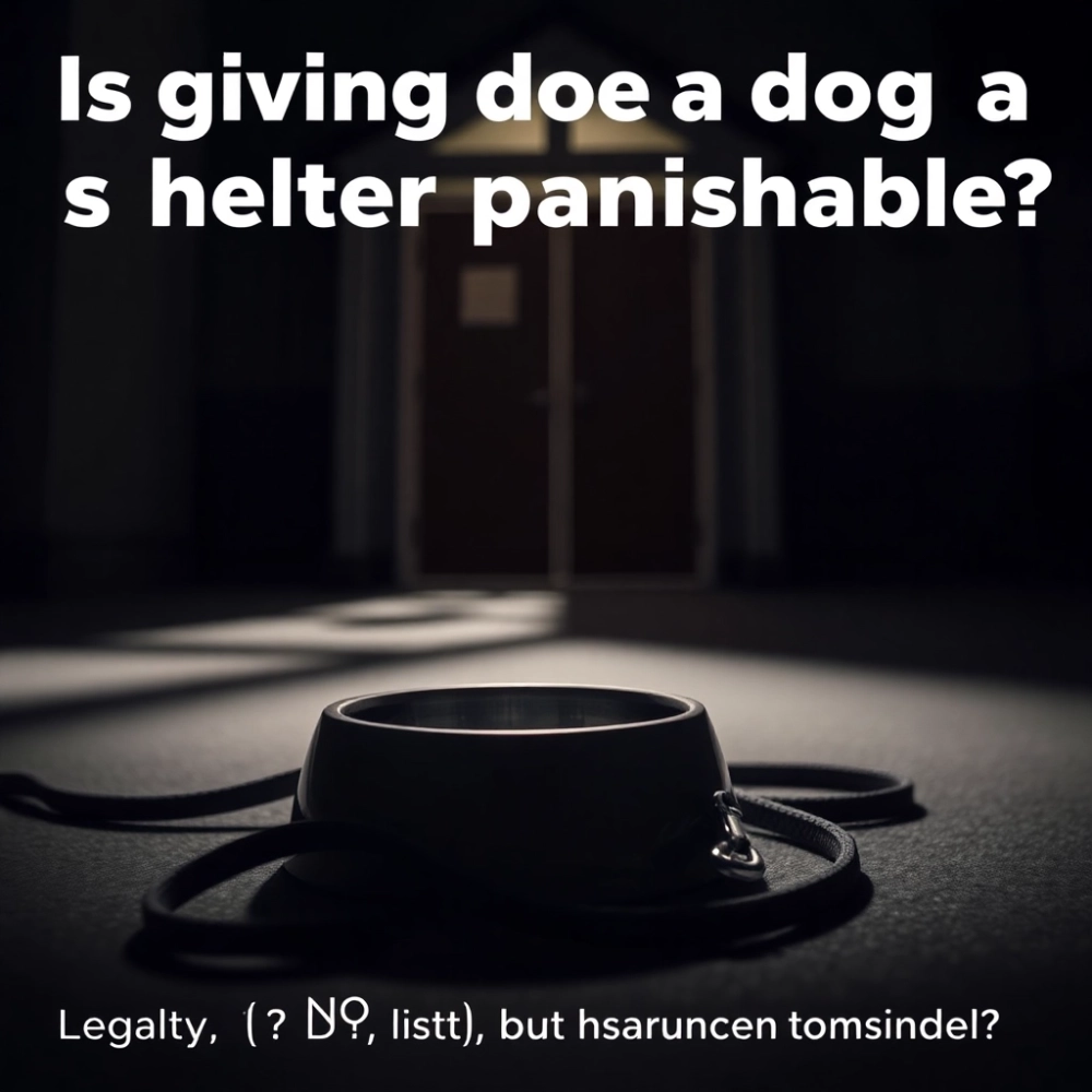 Czy oddanie psa do schroniska jest karalne