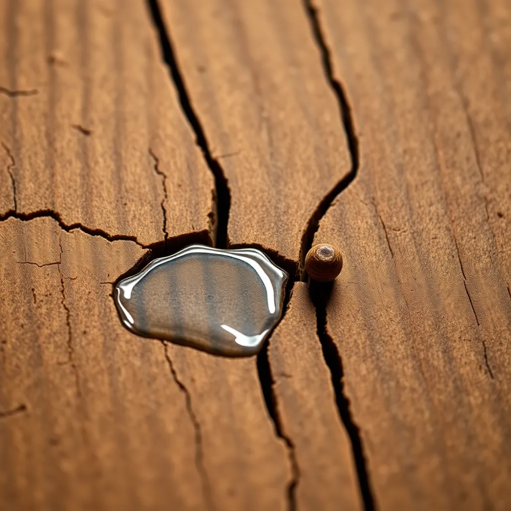 jak zabezpieczyć pekajace drewno