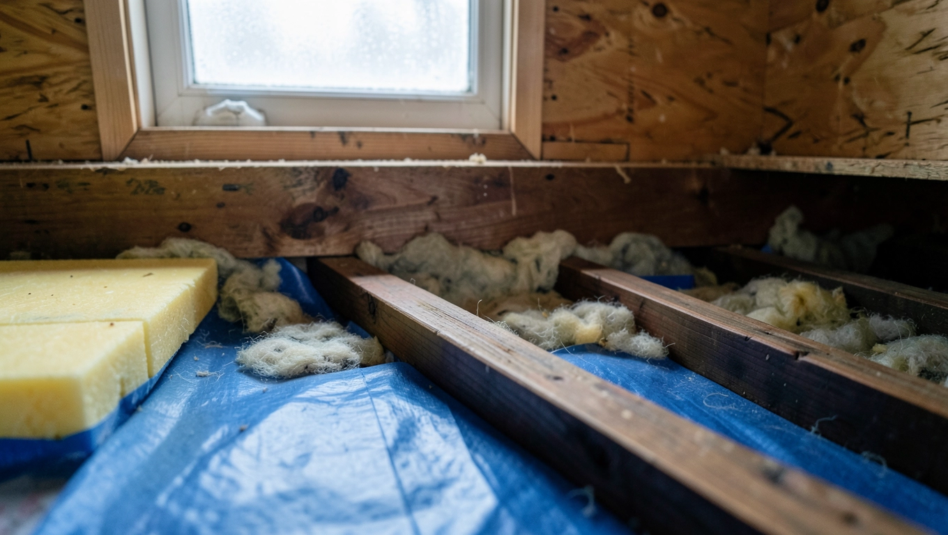 Ocieplenie podłogi nad piwnicą