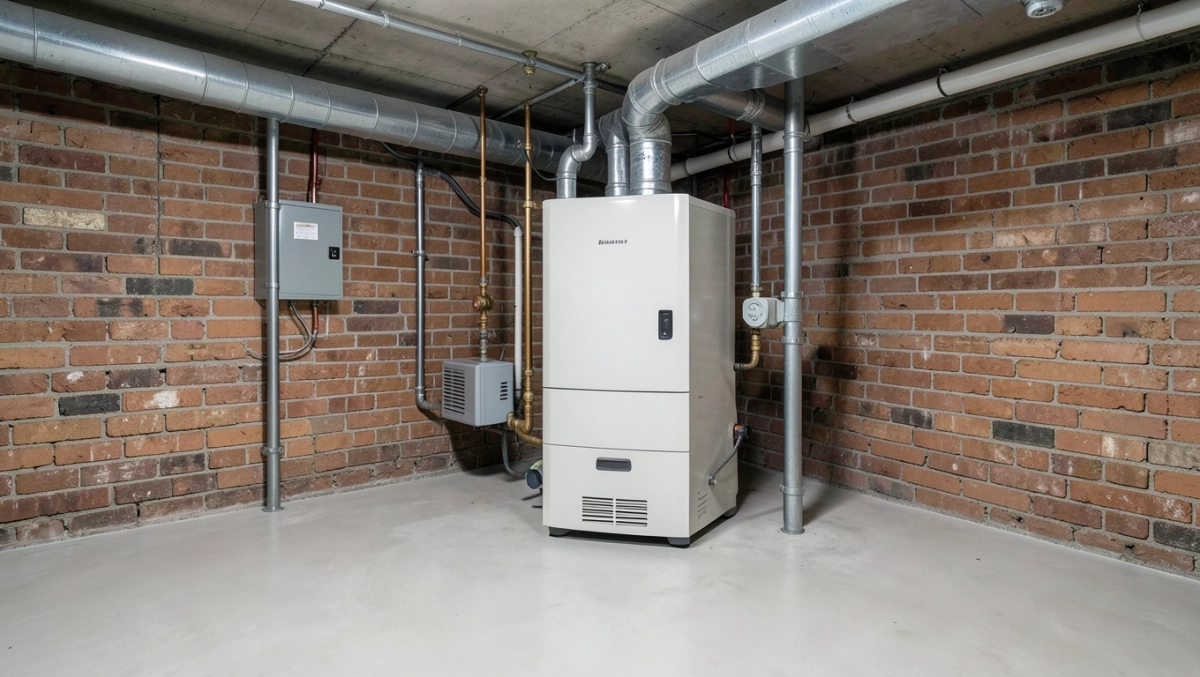 Piec gazowy w piwnicy wymagania