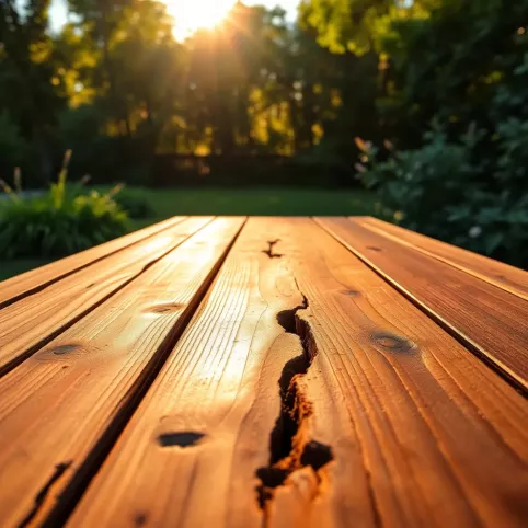 Jak zabezpieczyć drewniany stół ogrodowy