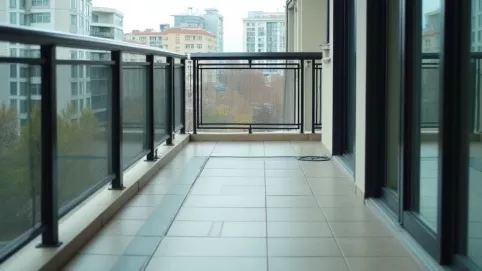 zabezpieczenie dołu balkonu