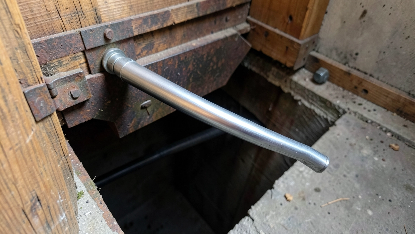 siłownik do włazu piwnicy